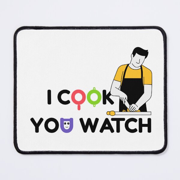 Item preview, I Cook, You Watch – Funny Chef Quote T-Shirt designed and sold by kaviyadesigns.