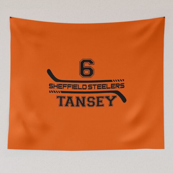 Item preview, Sheffield Steelers Ice Hockey Sticks - 6 Kevin Tansey designed and sold by Tarantula Design Co. .