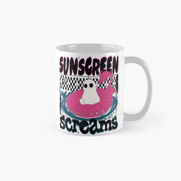 Item preview, Funny Spooky Summer Sunscreen Screams  designed and sold by DXINERZ.