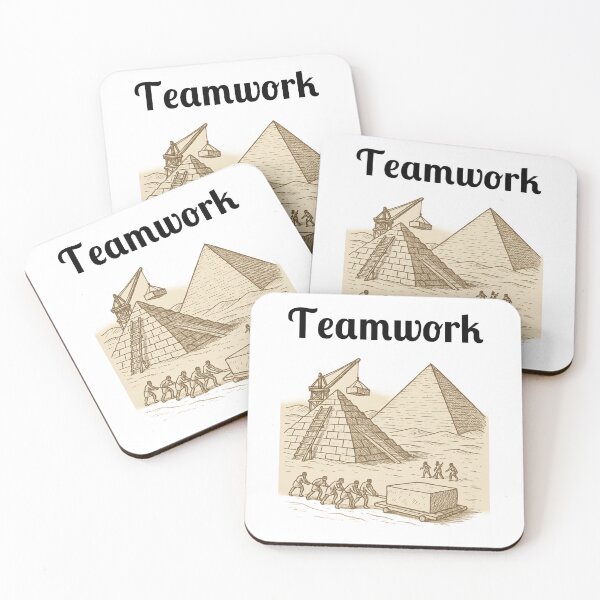 Item preview, Teamwork Builds Empires Tee designed and sold by Fleetwood1994.