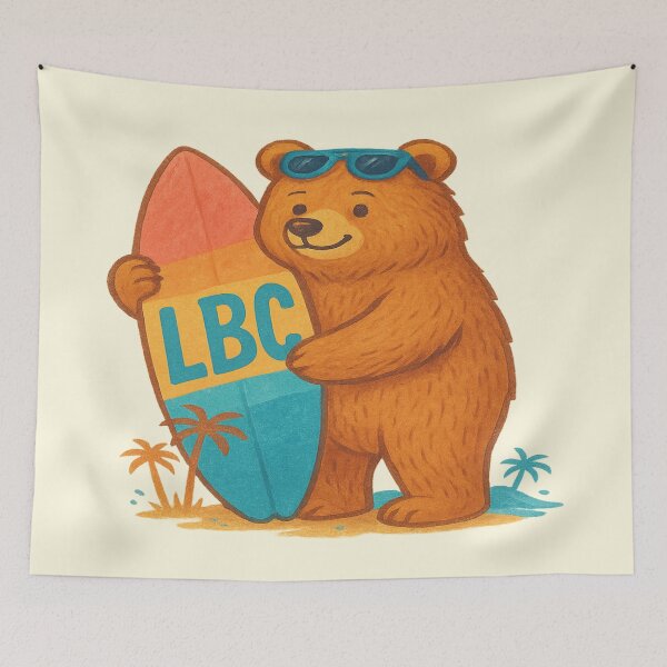 Item preview, Proud California Bear – LBC Beach Life Summer Vibes designed and sold by Globalcitytees.