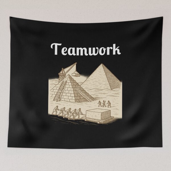 Item preview, Teamwork Builds Empires Tee designed and sold by Fleetwood1994.
