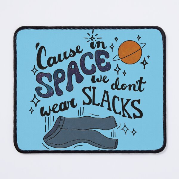 Item preview, No Pants in Space in Black designed and sold by FinalGirlArt.