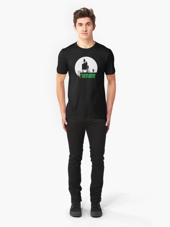 Alternate view of TMNT Moon Slim Fit T-Shirt
