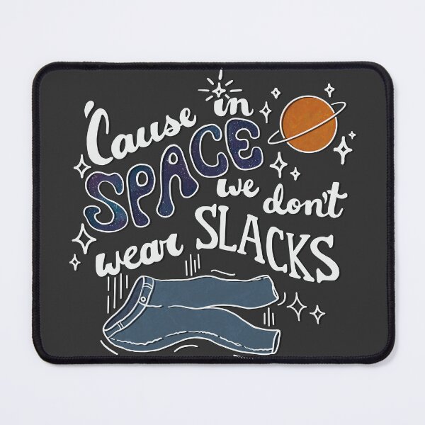 Item preview, No Pants in Space in White designed and sold by FinalGirlArt.