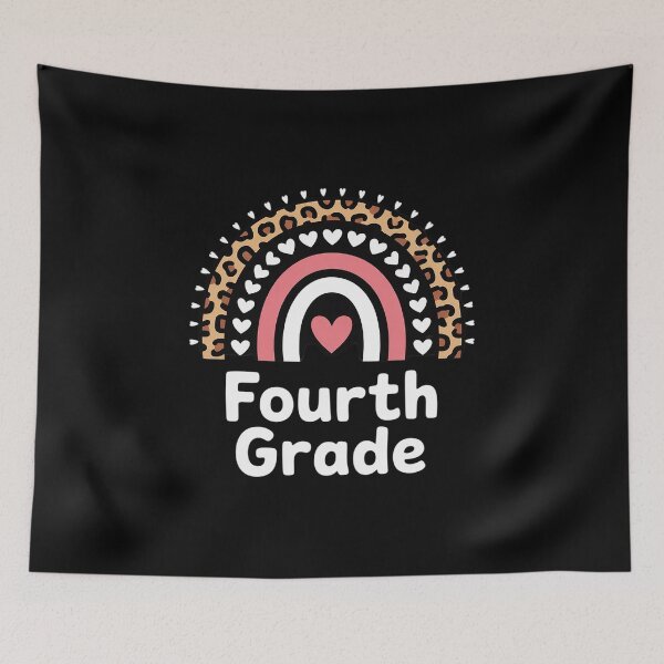 Item preview, Fourth Grade Teacher Leopard Rainbow 4th Grade Teacher designed and sold by WindowStone.