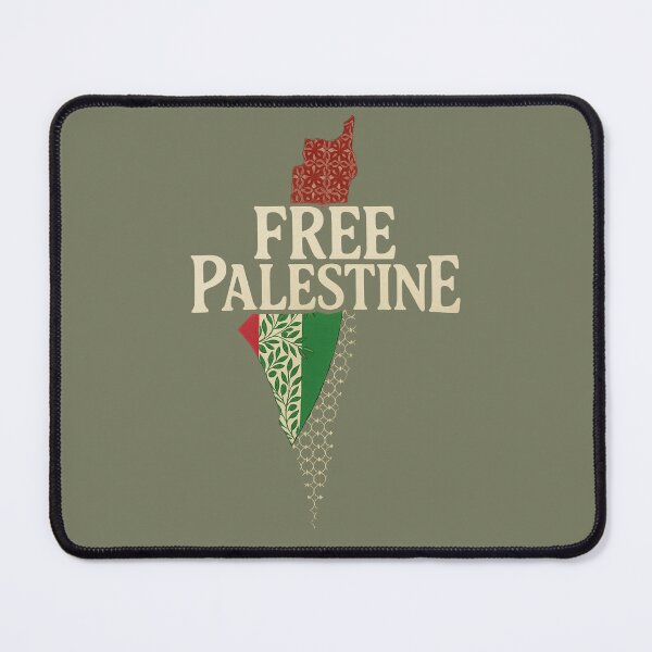 Item preview, Free Palestine Patchwork Map Art – Palestinian Solidarity designed and sold by GirlyPopped.
