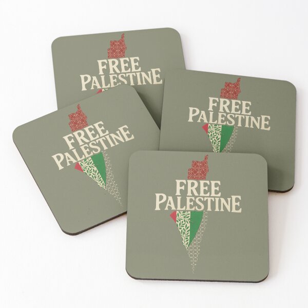 Item preview, Free Palestine Patchwork Map Art – Palestinian Solidarity designed and sold by GirlyPopped.