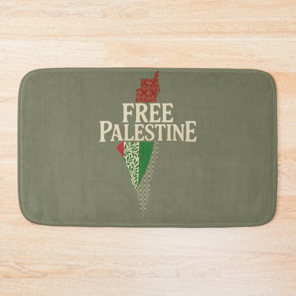 Item preview, Free Palestine Patchwork Map Art – Palestinian Solidarity designed and sold by GirlyPopped.