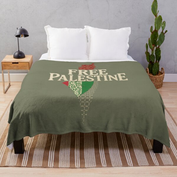 Item preview, Free Palestine Patchwork Map Art – Palestinian Solidarity designed and sold by GirlyPopped.
