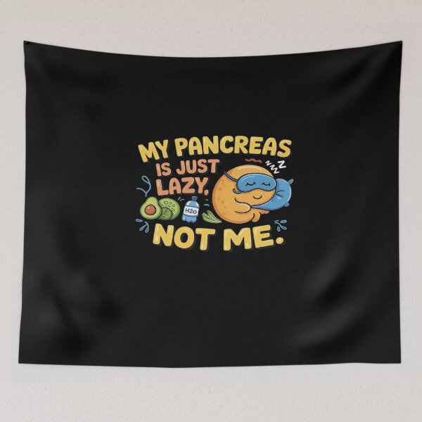 Item preview, Funny Type 1 Diabetes My Pancreas Is Just Lazy, Not Me designed and sold by heeun.