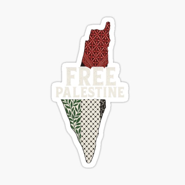 Item preview, Free Palestine Patchwork Map Design — Palestinian Solidarity designed and sold by GirlyPopped.
