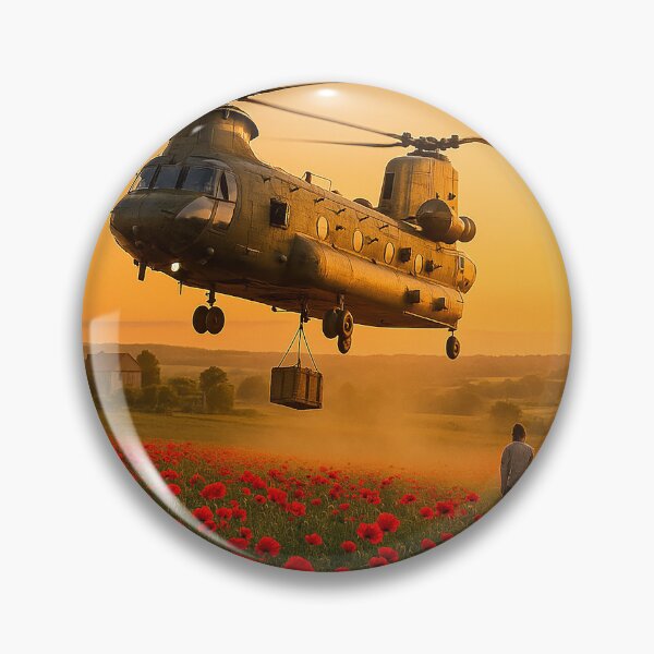 Item preview, Wings of Mercy Above Scarlet Fields designed and sold by Skyframe Aviation.