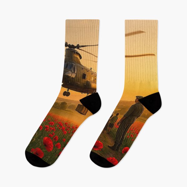 Item preview, Wings of Mercy Above Scarlet Fields designed and sold by Skyframe Aviation.