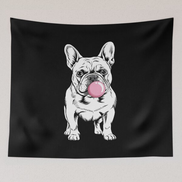 Item preview, French Bulldog Blowing Bubble designed and sold by LAZAR-EG.