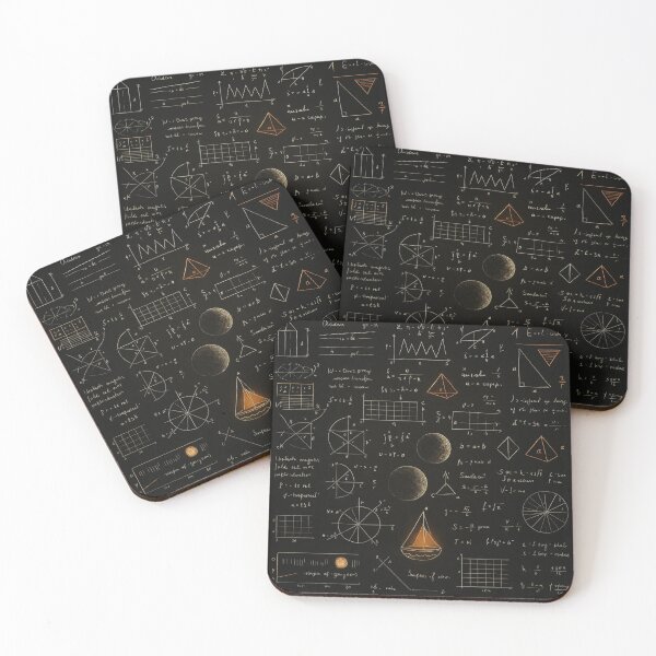 Item preview, Chalkboard Science Chaos designed and sold by Kaleidoscope Print.