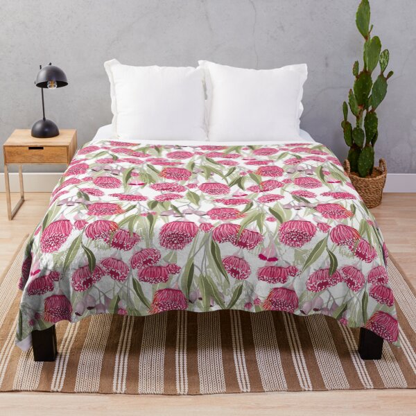 Item preview, Eucalyptus Pink Gum Blossom Pattern - Australian Flowering Gum designed and sold by thatsgraphic.