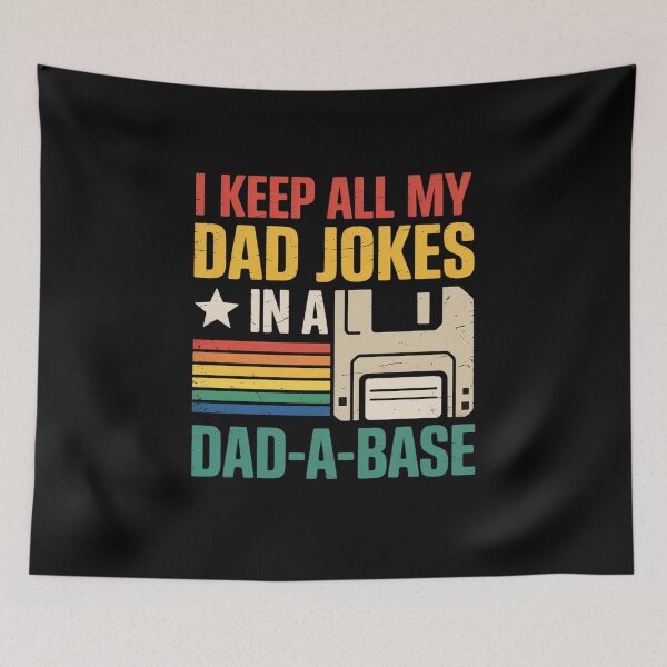 Item preview, Funny dad jokes in dad-a-base for father's day designed and sold by rbc-wrights.