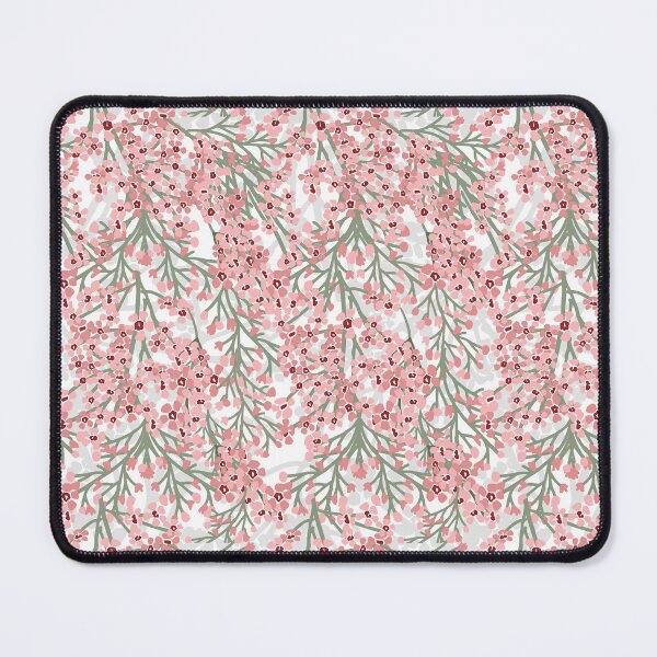 Item preview, Geraldton Wax Flowers Pattern - pretty pink australian flora designed and sold by thatsgraphic.