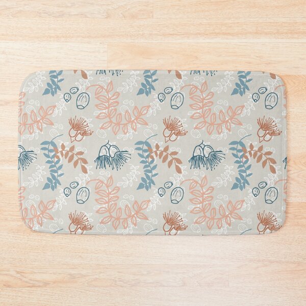 Item preview, Simple nature, leaves, flowering gum and gum nuts pattern - eco friendly, nature based designed and sold by thatsgraphic.