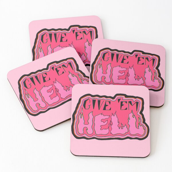 Item preview, Give 'Em Hell in Pink designed and sold by FinalGirlArt.