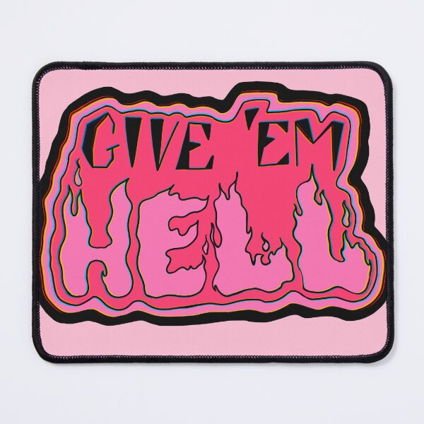 Item preview, Give 'Em Hell in Pink designed and sold by FinalGirlArt.