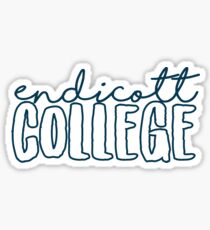 Endicott College Sticker