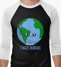 Sad Earth Men's Baseball ¾ T-Shirt