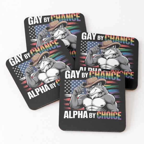 Item preview, Gay By Chance Alpha Choice Funny Meme Wolf Alpha LGBTQ designed and sold by heeun.