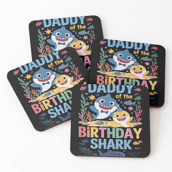 Item preview, Funny Daddy Of The Birthday Family Shark Birthday designed and sold by rbc-wrights.