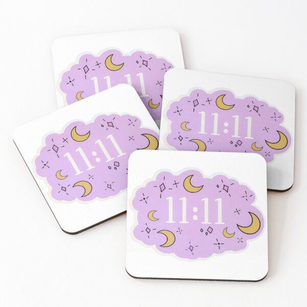 Item preview, 11:11 Angel Number Sticker – Make a Wish, Manifestation & Positive Vibes designed and sold by Sneh Universe.