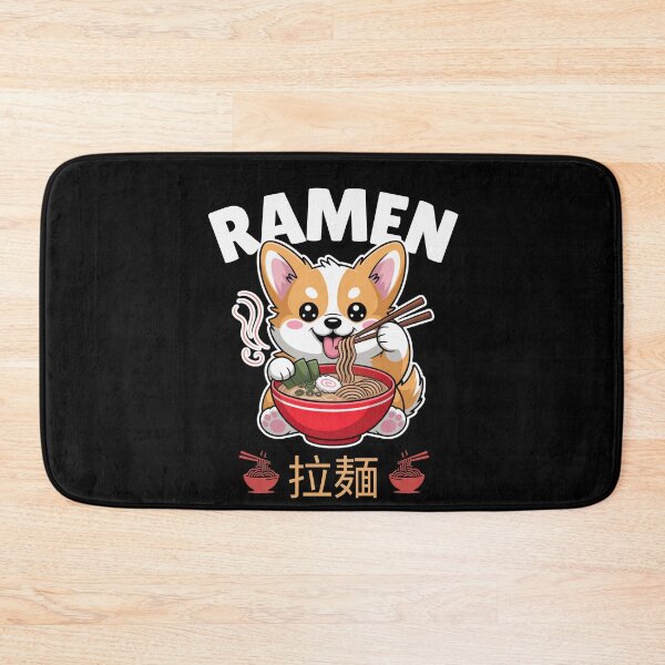 Item preview, Corgi Eating Ramen designed and sold by aussieexplore.