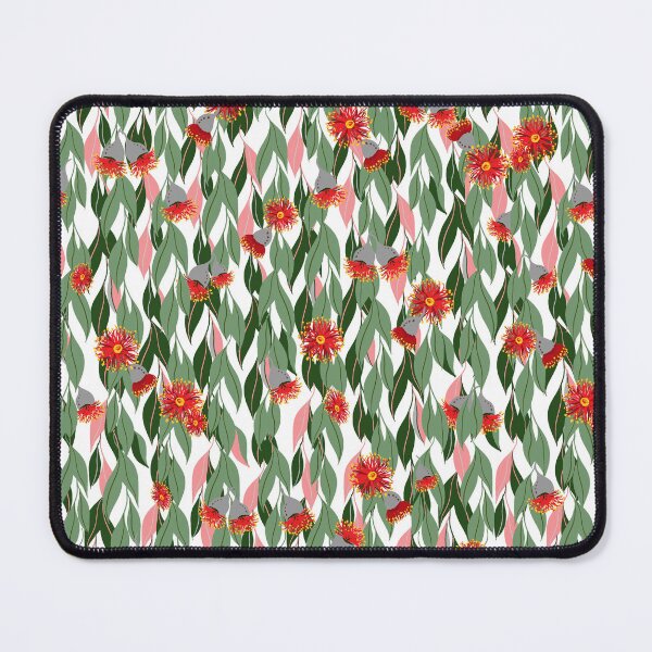 Item preview, Eucalyptus cascading flowering gum blossom pattern designed and sold by thatsgraphic.