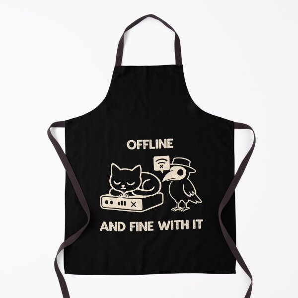 Item preview, Offline and Fine With It designed and sold by Mrs-Awful.