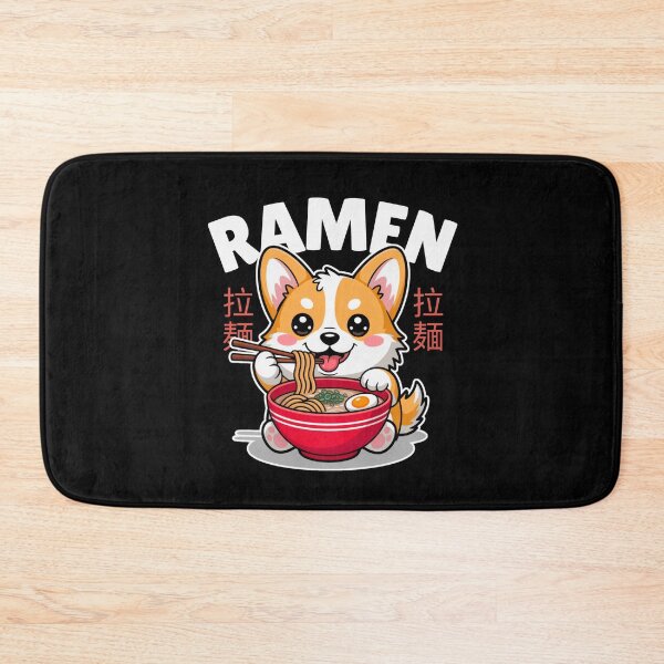 Item preview, Corgi Eating Ramen designed and sold by aussieexplore.