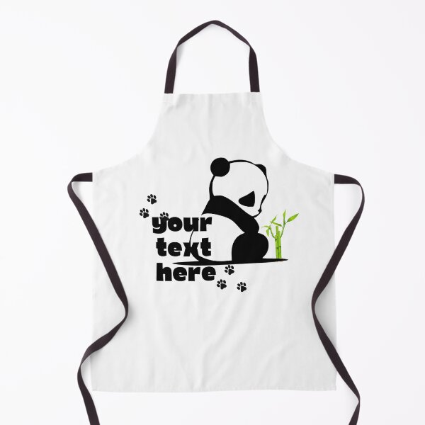 Item preview, Panda Text Frame  – Minimal Cute Animal Design designed and sold by MedhaCreations.