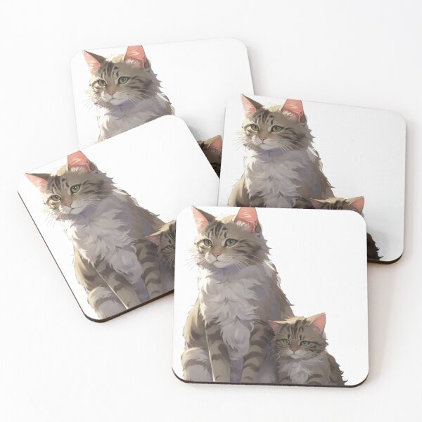 Item preview, A mother cat with a sad looking kitten. designed and sold by Graphiqe.