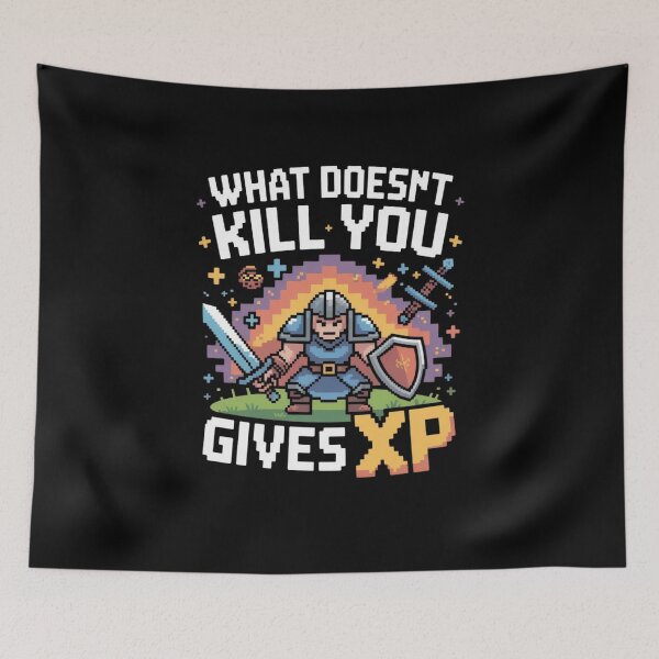 Item preview, What doesn't kill you gives you xp designed and sold by Mateusz Majcherek.