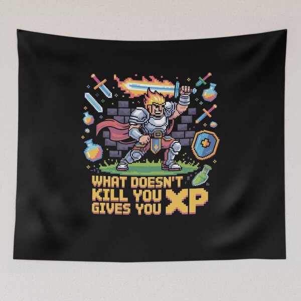 Item preview, What doesn't kill you gives you xp designed and sold by Mateusz Majcherek.