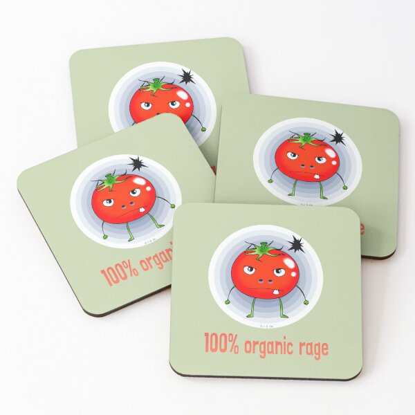 Item preview, Funny Angry Tomato Cartoon Art designed and sold by CuteCartoon.