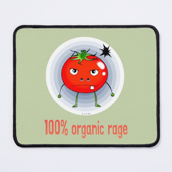 Item preview, Funny Angry Tomato Cartoon Art designed and sold by CuteCartoon.