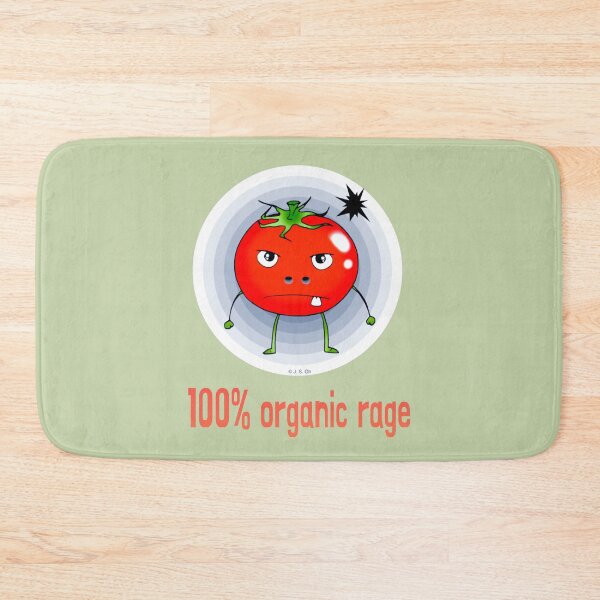 Item preview, Funny Angry Tomato Cartoon Art designed and sold by CuteCartoon.