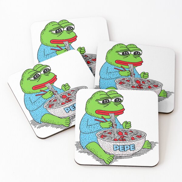 Item preview, PEPE the frog eating ramen designed and sold by Gaviani Design Studio.