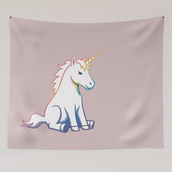 Item preview, Angry Rainbow Unicorn designed and sold by MargLandmeter.