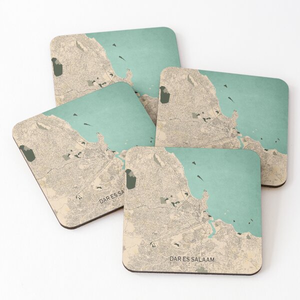 Item preview, Dar es Salaam City Map of Tanzania - Vintage designed and sold by deMAP.