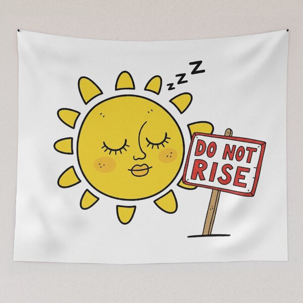 Item preview, Do Not Rise Sleeping Sun designed and sold by Owcomm.