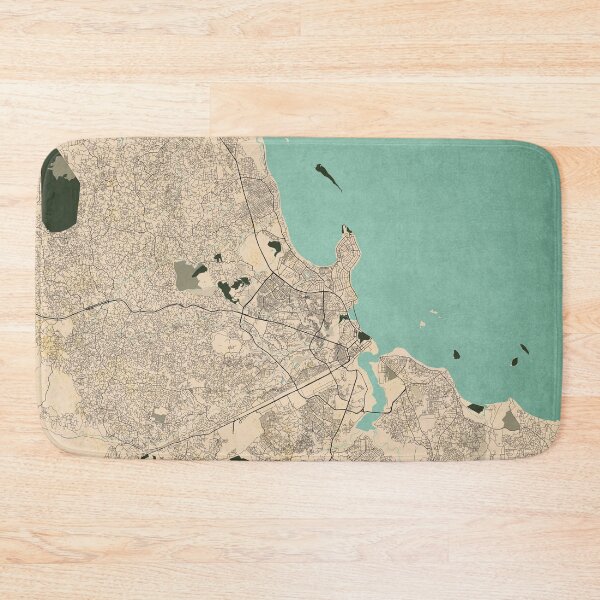 Item preview, Dar es Salaam City Map of Tanzania - Vintage designed and sold by deMAP.
