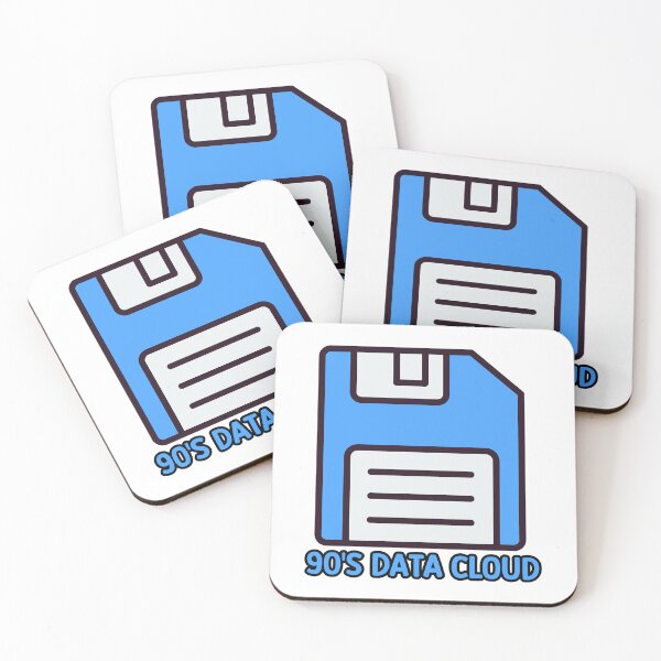 Item preview, Retro floppy disk design – 90s data cloud aesthetic designed and sold by CleanDecor.