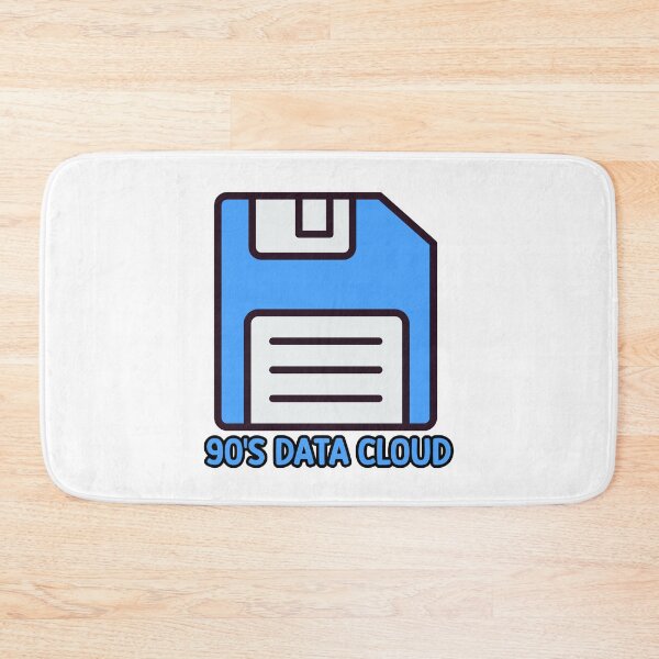 Item preview, Retro floppy disk design – 90s data cloud aesthetic designed and sold by CleanDecor.