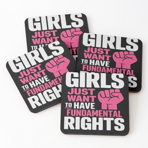 Item preview, Girls Just Want To Have Fundamental Rights designed and sold by heeun.